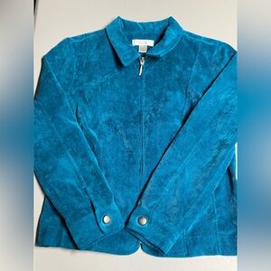 Christopher Banks Blue/Teal Corduroy Jacket